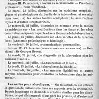 0096 - Page 96 - Chronique. Le congrès britannique de la tuberculose. Les asiles pour alcooliques