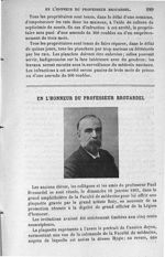 Le professeur Brouardel - Annales d'hygiène publique et de médecine légale