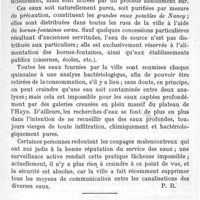 0173 - Page 173 - Variétés. L'eau à Nancy. Par le Dr M. Perrin.  L'huitre dans l'alimentation et en hygiène. Par le Dr F. Lalesque