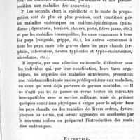 0401 - Page 401 - Aptitude des officiers et des soldats au service dans les pays tropicaux. Par Gustave Reynaud.  Expertise