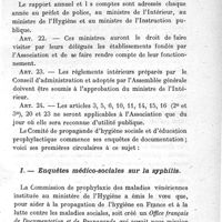 0037 - Page 37 - Comité de propagande d'hygiène sociale et d'éducation prophylactique.  I. Enquêtes médico-sociales sur la syphilis