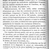 0042 - Page 42 - Comité de propagande d'hygiène sociale et d'éducation prophylactique.  III. Enquêtes sur les rapports de la syphilis et du cancer