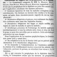 0058 - Page 58 - Revue des journaux.  Gâteaux à la crème et bacilles paratyphiques B.  Conclusions du rapport sur la prophylaxie de la diphtérie