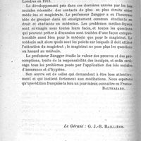 0064 - Page 64 - Revue des livres.  Medizin une Recht. Signé par Balthazard