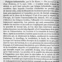 0126 - Page 126 - Revue des journaux.  La vaccination contre la dysenterie bacillaire.  Fatigue industrielle