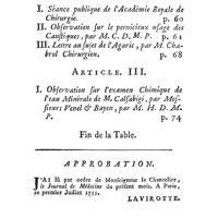 0080 - Page 80 - Table des matières. / Approbation