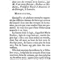 0380 - Page 380 - Observation sur un foetus trouvé dans une des trompes de Fallope. Par M. Van-der-Belen, Médecin, à Louvain