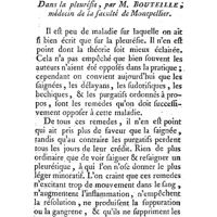 0027 - Page 27 - Observations. Médecine. Usage des purgatifs dans la pleurésie. Par M. Bouteille