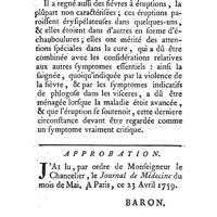 0480 - Page 480 - Observations. Maladies régnantes à Lille. Maladies de Lille. / Approbation