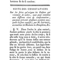 0410 - Page 410 - Observations. Médecine. Réflexions sur les enveloppes des jumeaux. Par M. Guilhermond. / Première suite des Observations sur les soins qu'exigent les enfans qui viennent de naître. Par M. Levret