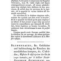 0127 - Page 126 - Nouvelles littéraires. Vétérinaire. Du devoir des bouviers, ou du gouvernement des boeufs. Anatomie. Histoire et description des os du corps humain. Par le Dr Jean Friedrich Blumenbach