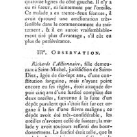 0195 - Page 194 - Suite des observations sur l'électricité médicale. Par MM. Poma et Renaud. § IV. Surdités. II observation. III observation