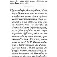 0166 - Page 142 - Nouvelles littéraires. Vétérinaire. Traité du charbon ou anthrax dans les animaux. Par M. Chabert. Histoire naturelle. Phytozoologie philosophique, dans laquelle on démontre comment le nombre des genres et des espèces, concernant les animaux et les végétaux, a été limité et fixé par la nature. Par Noel-Joseph Necker