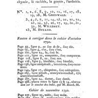 0515 - Page 490 - Avis. Avertissement concernant des eaux minérales. Par M. Heusinger. Errata