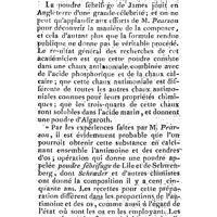0196 - Page 196 - Nouvelles littéraires. Suite et fin de l'article Transactions philosophiques de la Société Royale de Londres. XXI. Expériences et observations pour découvrir la composition de la poudre de James. Par G. Pearson