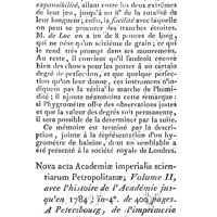 0200 - Page 200 - Nouvelles littéraires. Suite et fin de l'article Transactions philosophiques de la Société Royale de Londres. XXIII. Second mémoire sur l'hygronométrie. Par J.A. De Luc. Académie. Nova acta academiae imperialis scientiarum Petropolitanae