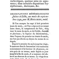 0311 - Page 311 - Cartilages flottans dans l'articulation du genou. Observations météorologiques faites à Lille, au mois de septembre 1792. Par M. Boucher