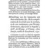 0323 - Page 323 - Nouvelles littéraires. Médecine. Delineatio systematis nosologici naturae accommocati ab Guillelmo Godofredo Ploucquet. De la complication de la vérole avec le scorbut, et de son traitement. Par Franc Schraud