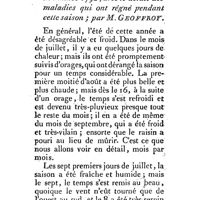 0380 - Page 380 - Constitution de l'été de l'année 1792 ; avec le détail des maladies qui ont régné pendant cette saison. Par M. Geoffroy