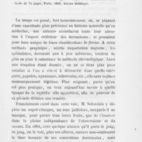 0046 - Page 47 - Bibliographie par P. Diday. Étude sur la classification des syphilides, par le Dr Michel Schweich, Paris, 1869