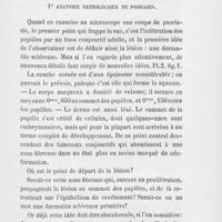 0096 - Page 95 - De la dartre par M. Charpy. De la dartre au point de vue de l'anatomie pathologique (1er article). Anatomie pathologique du psoriasis