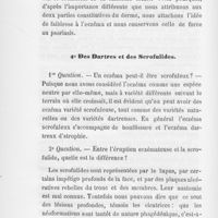 0161 - Page 158 - De la dartre par M. Charpy. De la dartre au point de vue de l'anatomie pathologique (2e article). 3° Cause de la diathèse dartreuse / 4° Des dartres et des scrofulides