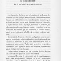 0350 - Page 347 - Observation de favus simulant un pityriasis du cuir chevelu par E. Spillmann