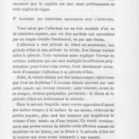 0424 - Page 421 - Des rapports des affections de la peau entre elles et avec les affections des autres systèmes. D. — Rapports des symptômes organiques. 2° Rapports des symptômes organiques entre eux / 3° Rapports des symptômes organiques avec l'affection