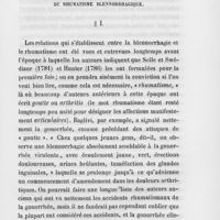 0091 - Page 91 - Étude sur le rhumatisme blennorrhagique, par le Dr . Ernest Besnier (Fragment de l'art. Rhumatisme, du Dictionnaire encyclopédique des sciences médicales, Paris 1876) (à suivre). Du rhumatisme blennorrhagique (à suivre)