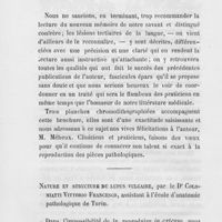 0310 - Page 312 - Revue des journaux. Des glossites tertiaires, par le Dr . A. Fournier / Nature et structure du lupus vulgaire, par le Dr . Colomiatti Vittorio Francesco, assistant à l'école d'anatomie pathologique de Turin (Annali universali di medicina d'Omodei, année 1875)