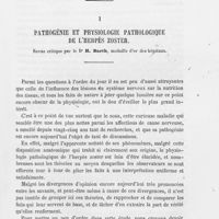 0180 - Page 173 - Revue générale. Pathogénie et physiologie pathologique de l'herpès zoster par le Dr H. Barth. (La suite au prochain numéro)