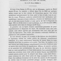 0026 - Page 22 - Travaux originaux. Mémoires. Guérison d'un cas de lèpre, par le Dr P.-G. Unna