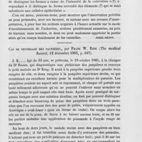 0057 - Page 53 - Revue de dermatologie. Favus de la peau. — Examen histologique, par A. Courtage (Union médicale, 10 décembre 1885) / Cas de phthiriase des paupières, par Frank W. Ring (The medical Record, 12 décembre 1885)