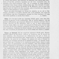 0059 - Page 55 - Revue de syphiligraphie. Traitement de la syphilis. Hallopeau. — Des inconvénients et des dangers inhérents au traitement de la syphilis par les injections de mercure pratiquées à intervalles éloignés. (Bull, méd. , 1888) / Raugè. — Des injections d'huile grise et de leur inoffensivité. (Bull. Med. , 1888) / Diday. — Un point noir dans l'huile grise. (Bull, méd. , 1888) / Balzer et Reblaub, — Traitement de la syphilis par les injections intramusculaires d'huile grise benzoïnoe. (Bull, méd. , 1888)