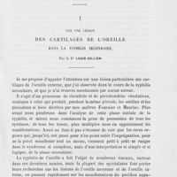 0093 - Page 81 - Travaux originaux. Sur une lésion des cartilages de l'oreille dans la syphilis secondaire, par le Dr Louis Jullien