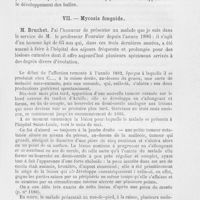 0591 - Page 579 - Réunion clinique hebdomadaire des médecins de l'hôpital Saint-Louis. 18e séance. — Le jeudi 4 avril 1889. Lésions trophiques d'origine congénitale à marche progressive, M. Vidal / Mycosis fongoïde, M. Bruchet