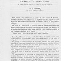 0780 - Page 768 - Travaux originaux. Rhumatisme articulaire subaigu au cours de la période secondaire de la syphilis, par C. Tournier
