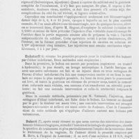 1002 - Page 990 - Compte rendu des thèses de vénéréologie et de syphiligrapihe soutenues à la faculté de médecine de Paris pendant l'année 1888-1889 par le Dr Henri Feulard. Huguet. — De la valeur thérapeutique des injections de sublimé dans le traitement de la blennorrhagie (12 décembre 1888) / Eichstorff. — Traitement des bubons par les injections d'éther iodoformé (19 juillet 1889) / Dubard. — De l'action de la résorcine dans le traitement de la vaginite blennorrhagique (11 avril 1889) / Dormand. — De la médication interne dans le traitement de l'orchite blennorrhagique et du traitement de cette affection par la teinture d'anémone pulsatille (26 décembre 1888)