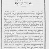 0691 - Page 685 - Émile Vidal [Nécrologie]