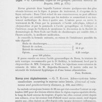 1006 - Page 994 - Revue des thèses de dermatologie. Lèpre. — Friarte. Traitement de la lèpre par l'otoba. (Revista medica de Bogota. 1893) / Lèpre. — G. Castañeda. Lepra de los griegos. (Revista medica de Bogota, 1892) / Naevus avec dégénérescence. — G. T. Elliot. Adeno-cystoma intracanaliculareoccurring in anaevus unius lateris. (Journal of cutaneous and genito-urinary diseases, mai 1893) / Naevus avec dégénérescence. — G. T. Elliot. Adeno-cystoma intra-canaliculare occurring in anaevus unius lateris. (Journal of cutaneous and genito-urinary diseases, mai 1893)