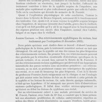 1246 - Page 1246 - Revue des thèses de dermatologie et de syphiligraphie. Lyon, 1892-1893. Jacques Fournie. — Contribution à l'étude de la syphilis acquise chez les impubères (12 novembre 1892) / Joseph Gauran. — Des rétrécissements syphilitiques du rectum, leur traitement par l'extirpation (6 décembre 1892)