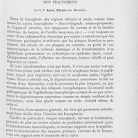 0025 - Page 21 - Travaux originaux. Contribution à l'étude de la leucoplasie vulvo-anale ses rapports avec le kraurosis vulvae son traitement par le Dr Léon Perrin