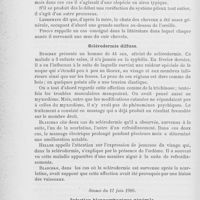 0096 - Page 92 - Revue des sociétés savantes. Berliner dermatologische gesellschaft. Séance du 1er mai 1900. Alopécie intermittente chez un épileptique / Sclérodermie diffuse / Séance du 12 juin 1900. Infection blennorrhagique générale