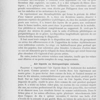 0098 - Page 94 - Revue des sociétés savantes. Berliner dermatologische gesellschaft. Séance du 3 juillet 1900. Foyers périphlébitiques / Air liquide en thérapeutique cutanée