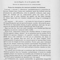 0893 - Page 861 - Revue des sociétés savantes. Versammlung deutscher naturforscher und aerzte. Aix-la-chapelle, 16 au 22 septembre 1900. Voies de résorption du mercure pendant les frictions