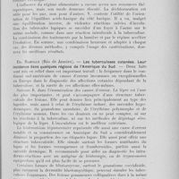 0097 - Page 85 - VIIIe congrès international de dermatologie et de syphiligraphie (Copenhague, 5-9 aout 1930). Thème III. — La tuberculose cutanée et son traitement. R. Volk —tuberculose cutanée / Ed. Rabello— Les tuberculoses cutanées. Leur incidence dans quelques régions de l’Amérique du sud