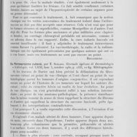 0280 - Page 269 - Analyses des principaux travaux reçus en octobre 1930. Mycétome actinomycosique du pied (Pied de Maduna), par Mario Artom. Giornale Italiano di Dermatologia e Sifilologia, 1930 / Du fibrosarcome cutané, par E. Scolari. Giornale Italiano di Dermatologia e Sifilologia, 1930