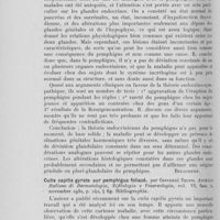 0611 - Page 602 - Analyses des principaux travaux reçus en janvier 1931. Pemphigus et glandes endocrines, par Edoardo Balbi. Archivio Italiano di Dermatologia, Sifilologia e Venereologia, 1930 / Cutis capitis gyrata sur pemphigus foliacé, par Giovanni Truffi. ArchivioItaliano di Dermatologia, Sifilologia e Venereologia, 1930