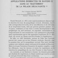 0695 - Page 684 - Travaux originaux. Applications indirectes de rayons X dans le traitement de la pelade décalvante par le docteur Giovanni Truffi