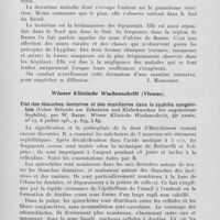 1324 - Page 1299 - Analyses des principaux travaux reçus en août 1931. Quelques dermatoses du nord du Brésil (Algunas dermatosis en el norte del Brasil), par Francisco Clementino. Revista argentina de dermatosifilologia, 1931 / Etat des ébauches dentaires et Des maxillaires dans la syphilis congénitale (Ueber befunde am zahnkeim und kieferknochen bei angeborener syphilis), par W. Bauer. Wiener klinische wochenschrift, 1931